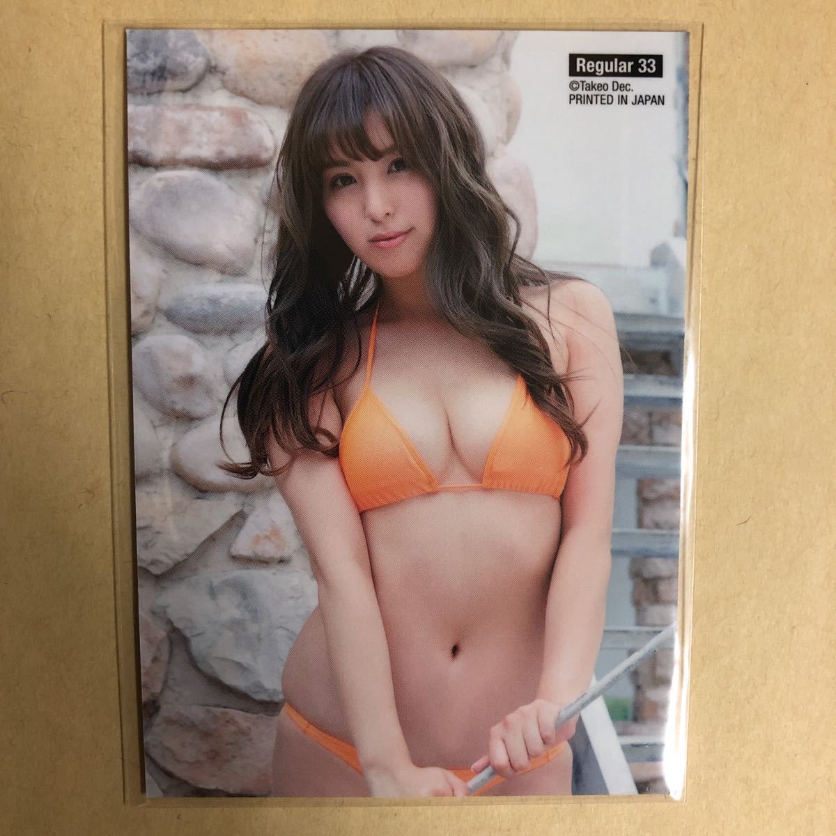 柳いろは トレカ アイドル グラビア カード 水着 ビキニ 33 タレント トレーディングカード_画像2