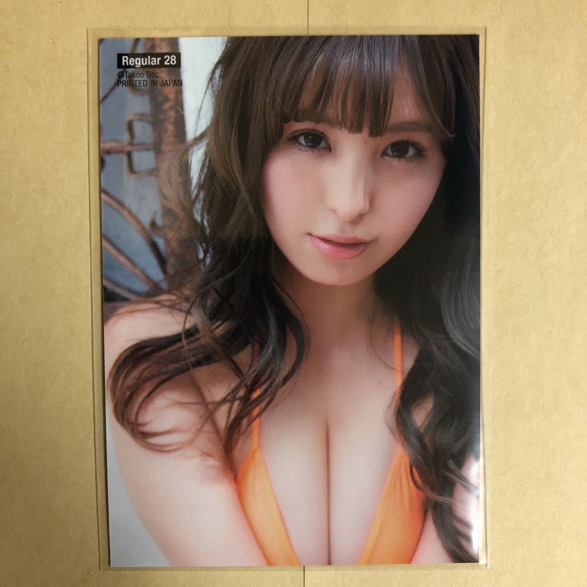 柳いろは トレカ アイドル グラビア カード 水着 ビキニ 28 タレント トレーディングカード_画像2