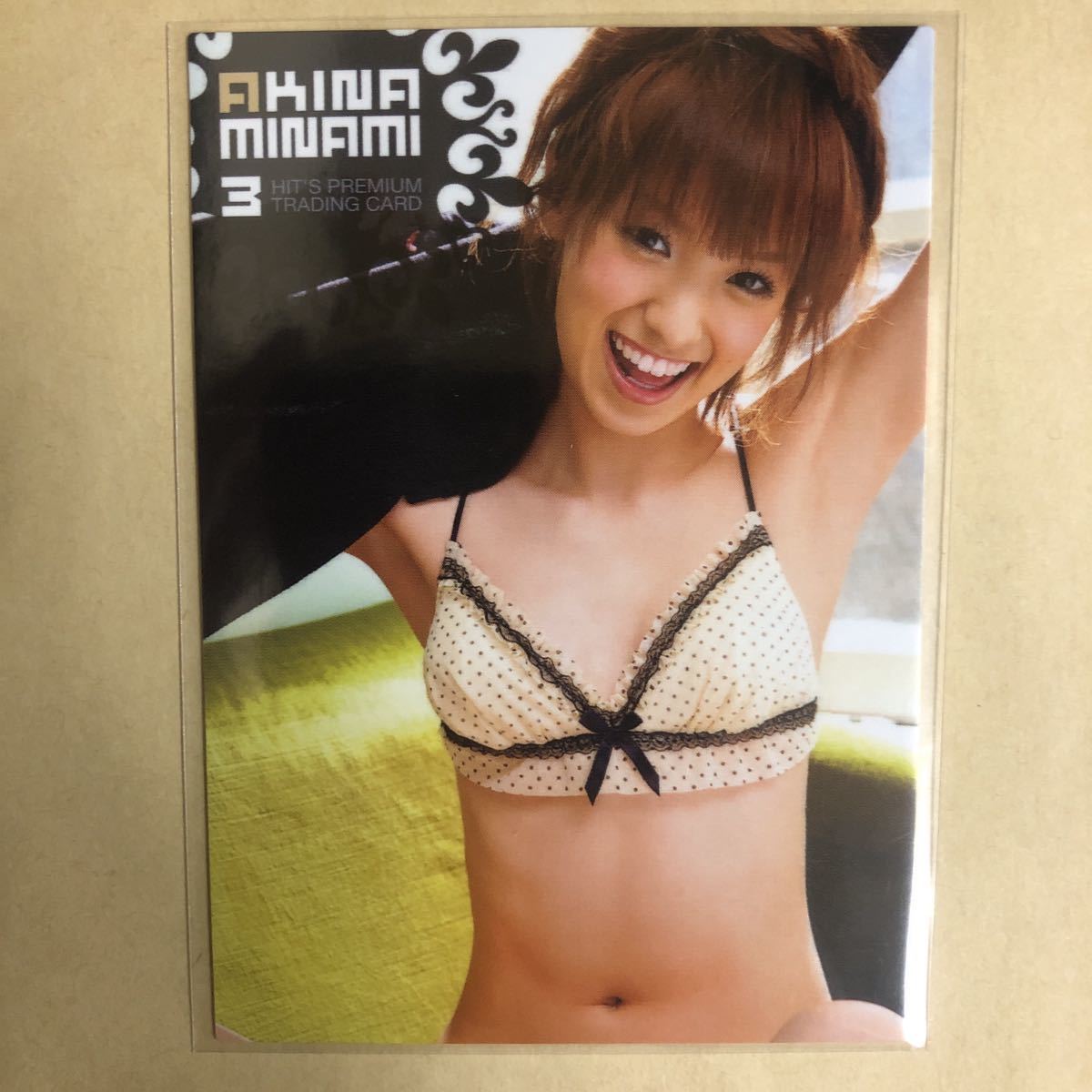 南明奈 2009 ヒッツ トレカ アイドル グラビア カード 下着 018 タレント トレーディングカード_画像1