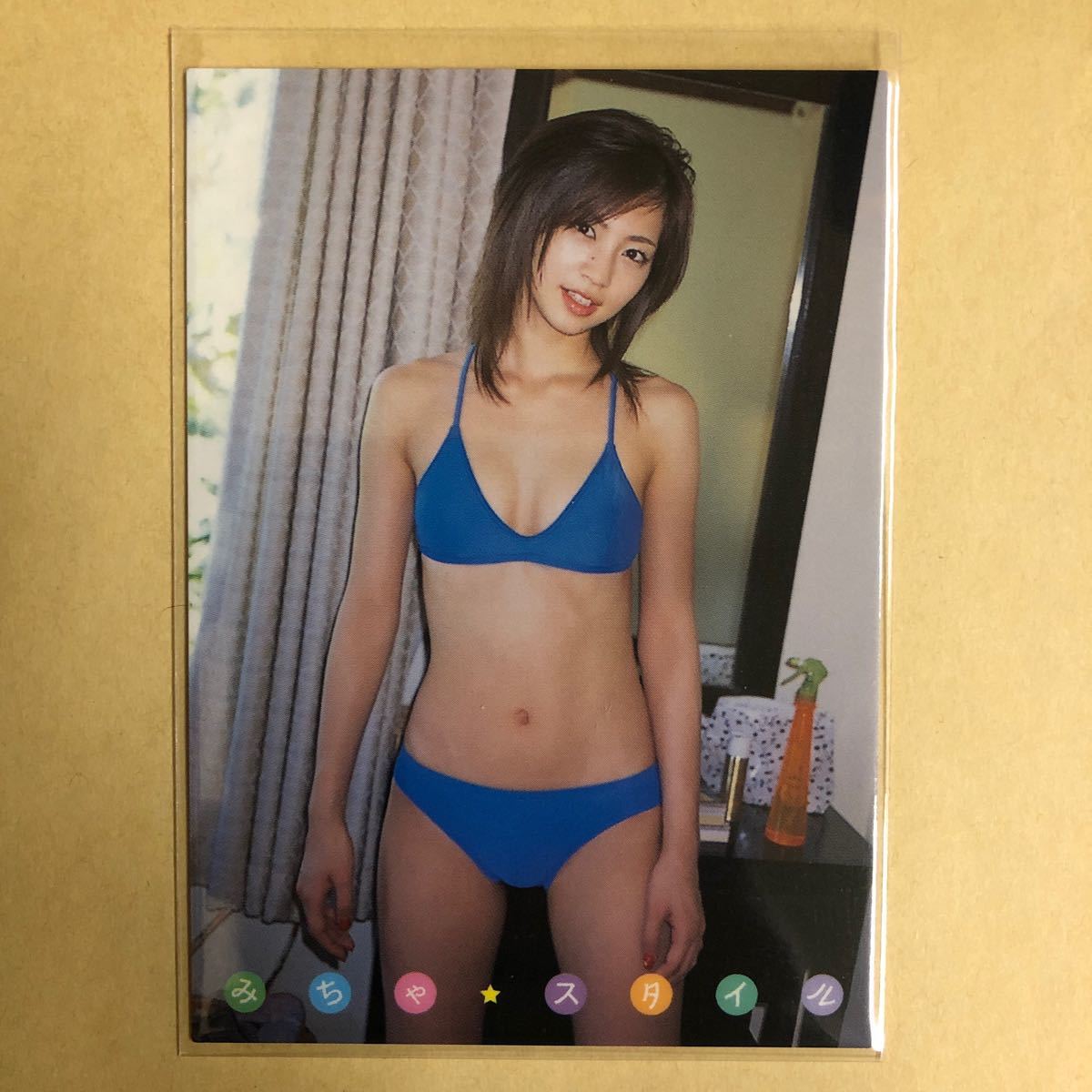 安田美沙子 2006 さくら堂 トレカ アイドル グラビア カード 水着 ビキニ 16 タレント トレーディングカード みちゃ★スタイルの画像1