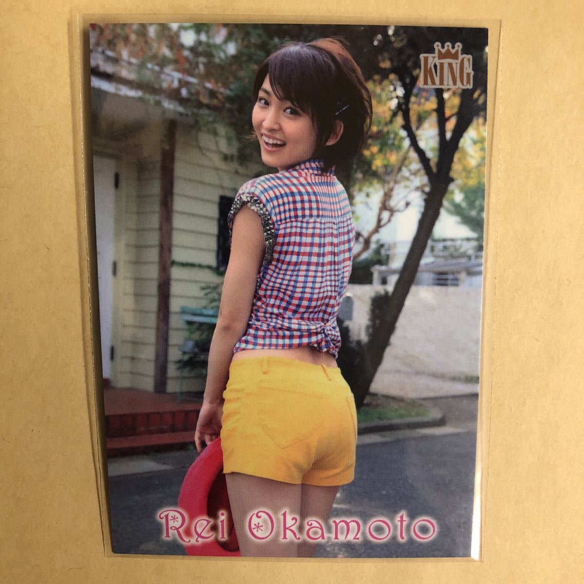 岡本玲 2012 トレカ アイドル グラビア カード 女優 俳優 OR 33 タレント トレーディングカード_画像1