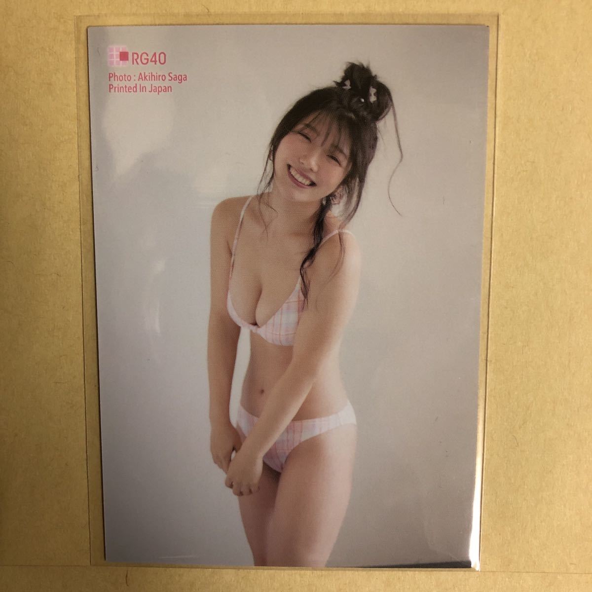 山田かな トレカ アイドル グラビア カード 下着 RG40 タレント トレーディングカードの画像1