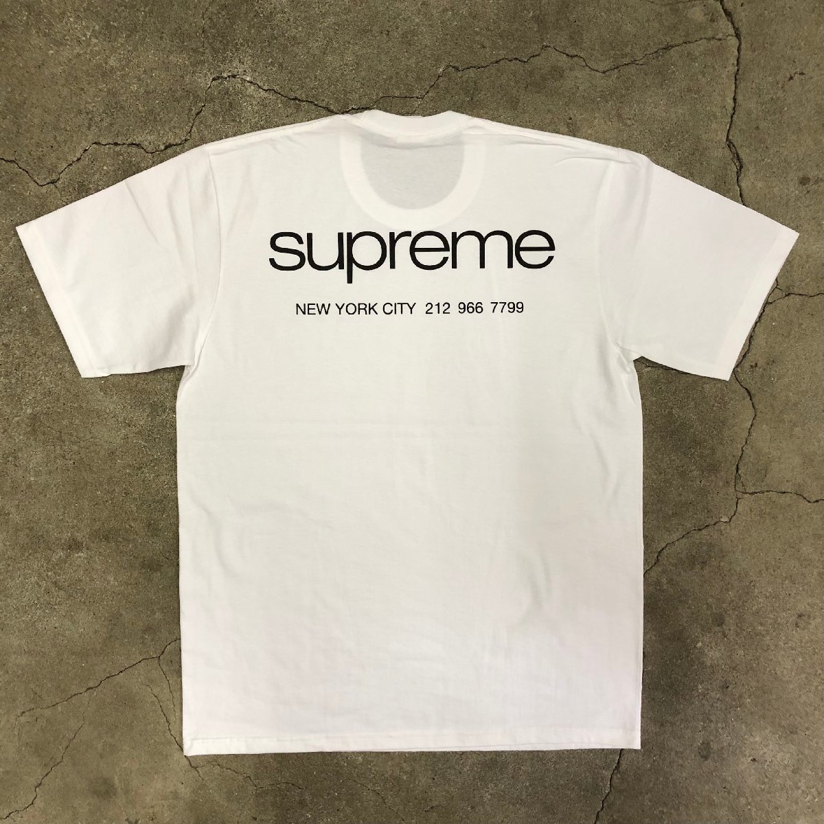 未使用品 Supreme NYC Tee White M シュプリーム ニューヨーク Tシャツ ホワイト_画像1