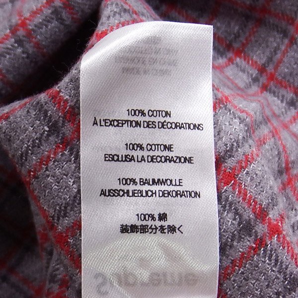 未使用品23ss Supreme UNDERCOVER S/S Flannel Shirt Grey Plaid M