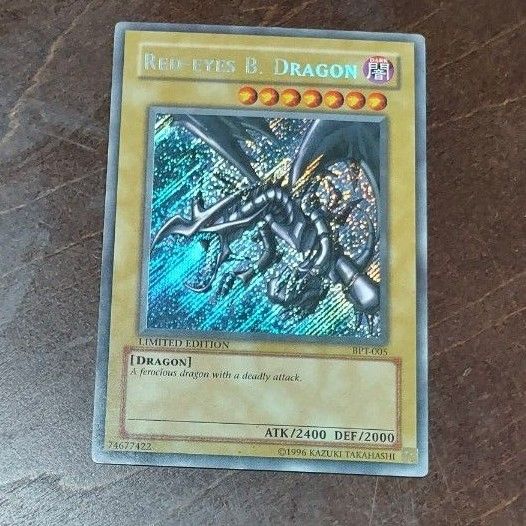 遊戯王 真紅眼の黒竜 英語版 BPT シークレットレア