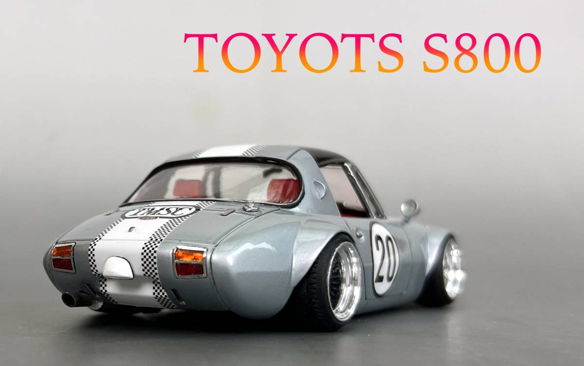 フジミ製1/24　TOYOTA S800製作完成品_画像2