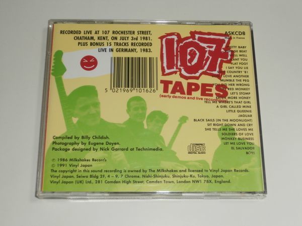 CD The Milkshakes『107 Tapes (Early Demos & Live Recordings)』Billy Childish THEE HEADCOATS_画像2