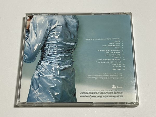 国内盤CD マドンナ『レイ・オブ・ライト』帯つき Madonna Ray Of Light WPCR-2000_画像2