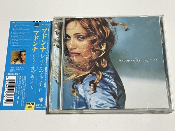 国内盤CD マドンナ『レイ・オブ・ライト』帯つき Madonna Ray Of Light WPCR-2000_画像1