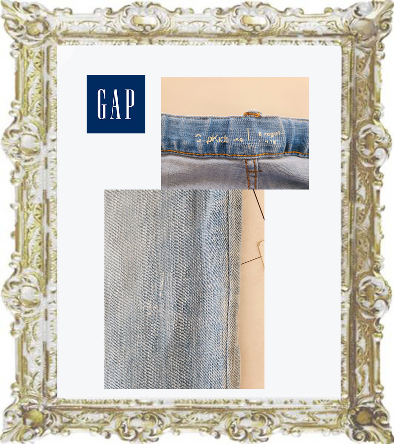  free shipping * regular price 5990 jpy GAP Gap light blue stretch jeans Denim 164-170.18 REGULAR boys * waist inside side adjuster 