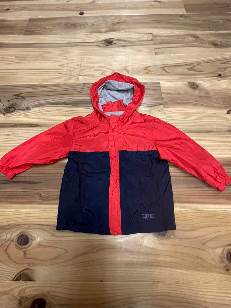 baby Gap 95 ジャンパー フード ブルゾン ウィンドブレーカー ナイロン シャカシャカ