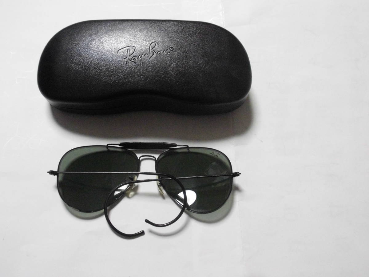  B&L RayBan 　ボシュロム　 ティアドロップ　Black　サングラス　62□14_画像1