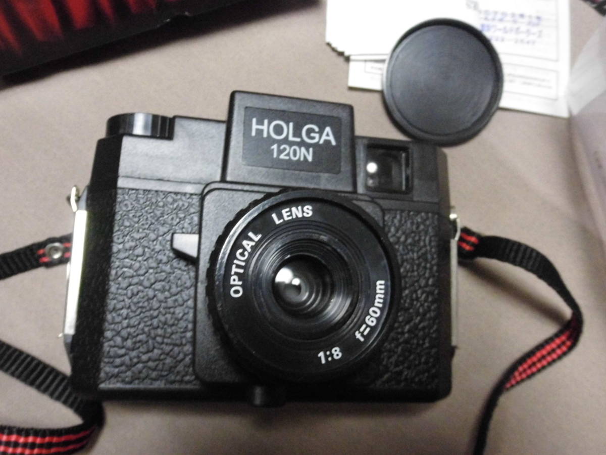 新品同様　HOLGA　カメラ 120N　取説、箱、フイルム未開封1本など付属　動作品_画像2