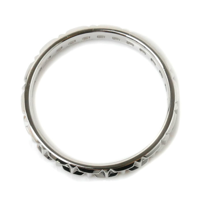 TIFFANY&Co. Tiffany K18WG white gold Ttu Roo narrow ring * ring 62508469 20 number 3.8g unisex used beautiful goods 