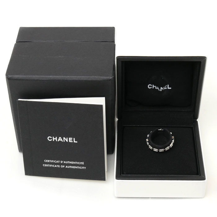 CHANEL シャネル Pt950プラチナ プルミエール プロメス エタニティ リング・指輪 J4005 ダイヤモンド 12号 52 3.1g レディース 中古_画像8