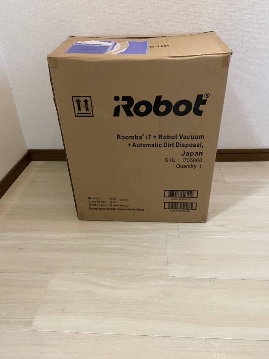 中古　アイロボット iRobot ロボット掃除機　　ルンバ i7+ i755060 バーチャルウォール欠品　現状品 _画像1