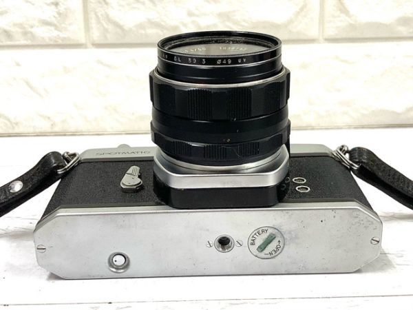 PENTAX SPOTMATIC ペンタックス スポットマチック 一眼レフカメラ+Super-Takumar 1:1.4/50 レンズ カメラケース付 動作未確認 fah 1A633_画像8