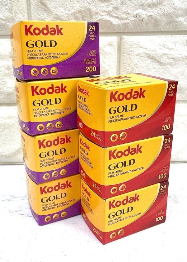 Kodak コダック GOLD 期限切れ 24枚撮りフィルム2種 計7本 fah 1A581_画像1