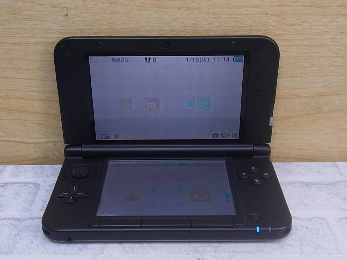 ◎L/999●任天堂 Nintendo☆ニンテンドー3DS LL 本体☆SDカード/ACアダプタ付☆タッチペンなし☆RED-001☆動作OK_画像3