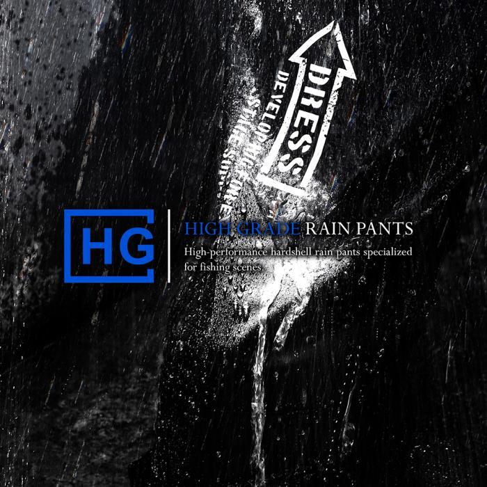 DRESS высококлассный дождь брюки AIRBORNE Cross черный 3XL непромокаемая одежда Kappa paz дизайн Daiwa Shimano libare.