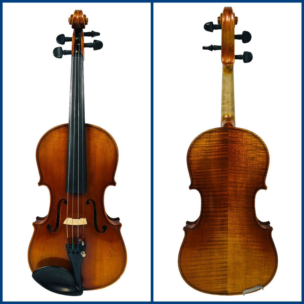 SUZUKI スズキ Violin バイオリン ヴァイオリン 虎杢 No.330 1/4 Anno:1983の画像2