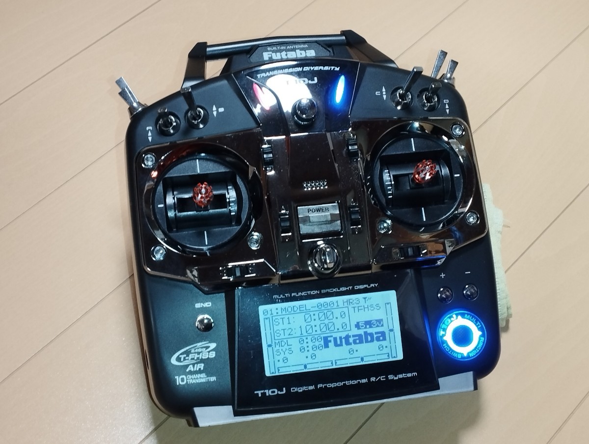 美品 Futaba フタバ T10J 10J プロポ 送信機 t-fhss s-fhss 2.4ギガ 2.4g ヘリコプター 飛行機 ドローン　 10ch 10チャンネル ラジコン_画像1