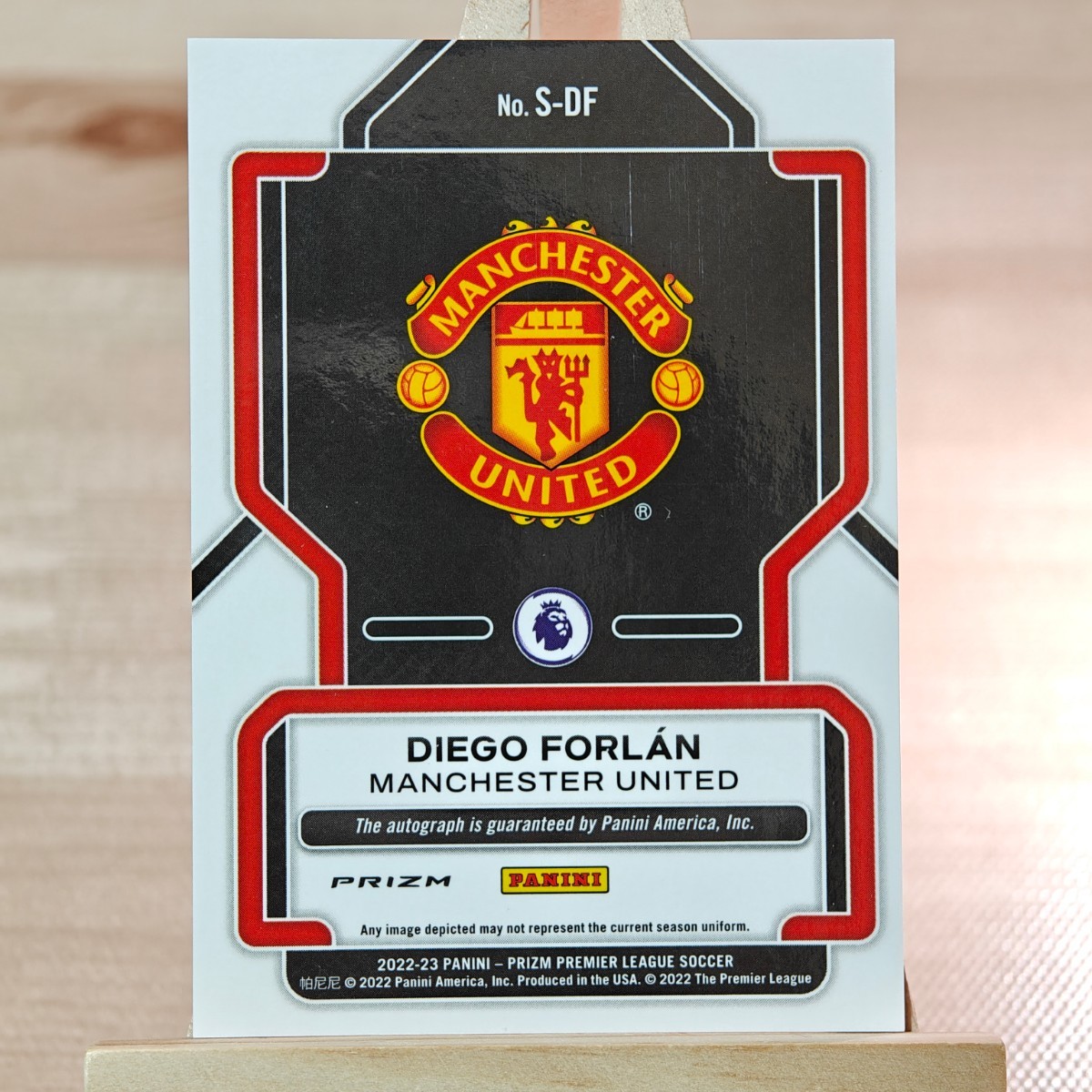 tiego*foru Ran 2022-23 Panini Prizm EPL Diego Forlan Red tiego*foru Ran 2022-23 Panini Prizm EPL Diego Forlan Red