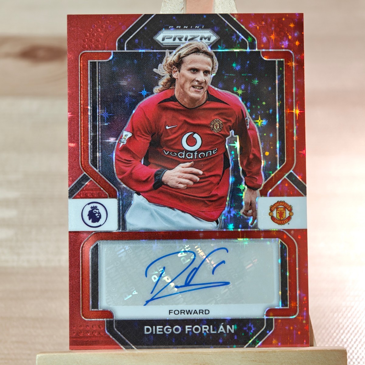 tiego*foru Ran 2022-23 Panini Prizm EPL Diego Forlan Red tiego*foru Ran 2022-23 Panini Prizm EPL Diego Forlan Red