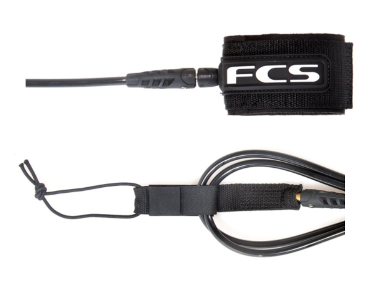 送料無料（一部除く）▲FCS Classic Regular Leash 6ft　クロ (新品)リーシュコード_画像4