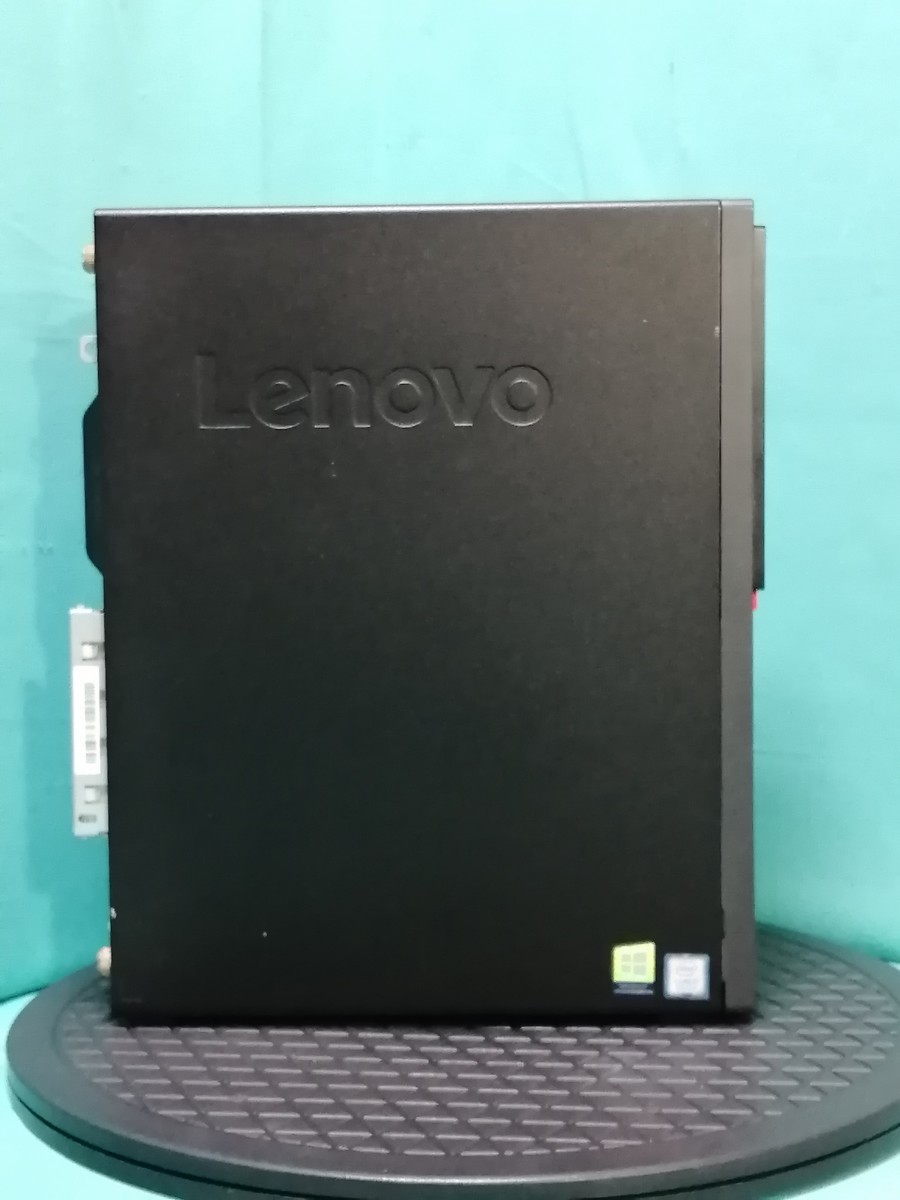 外観難あり!初期保証 オフィス付 Windows11正規対応！Core i7-8700 32GB SSD256GB GT730 WiFi Lenovo ThinkCentre A-1411_画像2