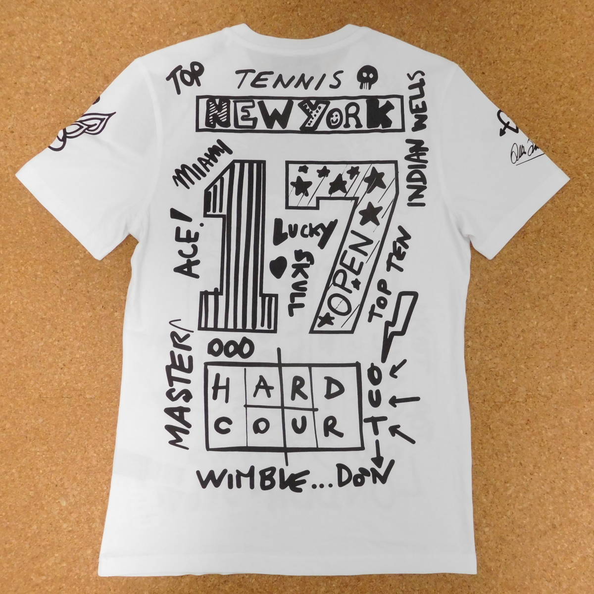 新品 HYDROGEN ハイドロゲン GRAFFITI TEE グラフィティ 半袖シャツ Tシャツ WHITE × BLACK ホワイト × ブラック XL 定価18,000円_画像2