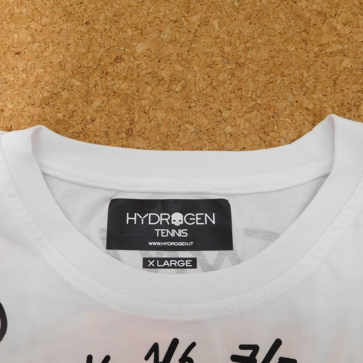 新品 HYDROGEN ハイドロゲン GRAFFITI TEE グラフィティ 半袖シャツ Tシャツ WHITE x PINK ホワイト x ピンク XL 定価18,000円の画像4
