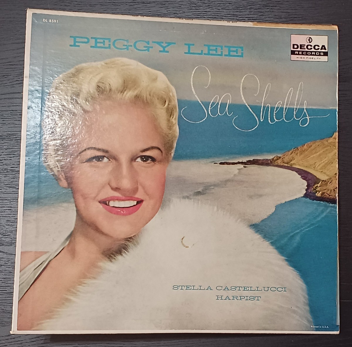 ◇Original◇USA◇MONO◇PEGGY LEE◇DECCA RECORDS DL-8591◇ SEA SHELLS　／　貝殻 ◇_画像1