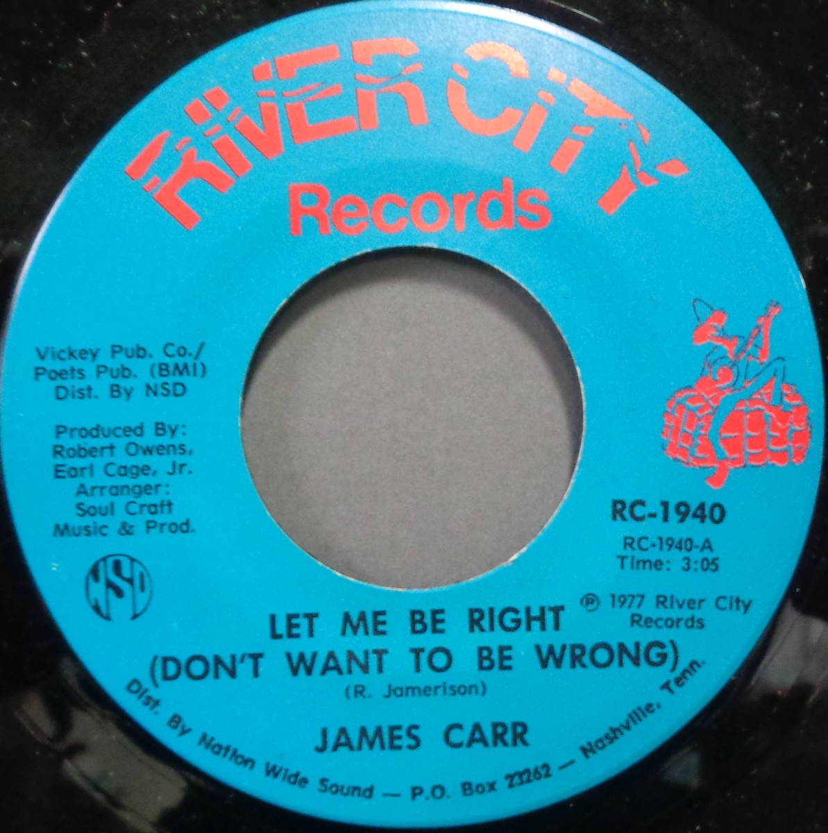 【SOUL 45】JAMES CARR - LET ME BE RIGHT / BRING HER BACK (s240123011)_画像1