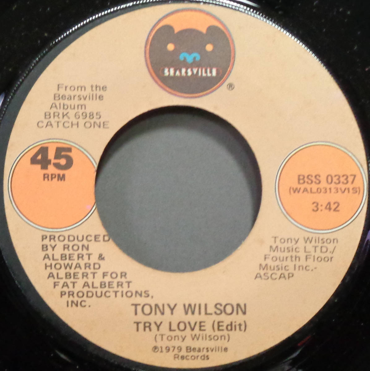 【SOUL 45】TONY WILSON - TRY LOVE / I REALLY LOVE YOU (s240105007) の画像1