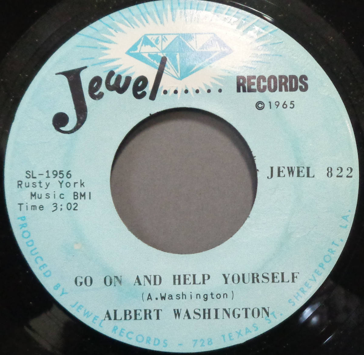 【SOUL 45】ALBERT WASHINGTON - GO ON AND HELP YOURSELF / LOOSEN THESE PAINS AND LET ME GO (s240119002)_画像1