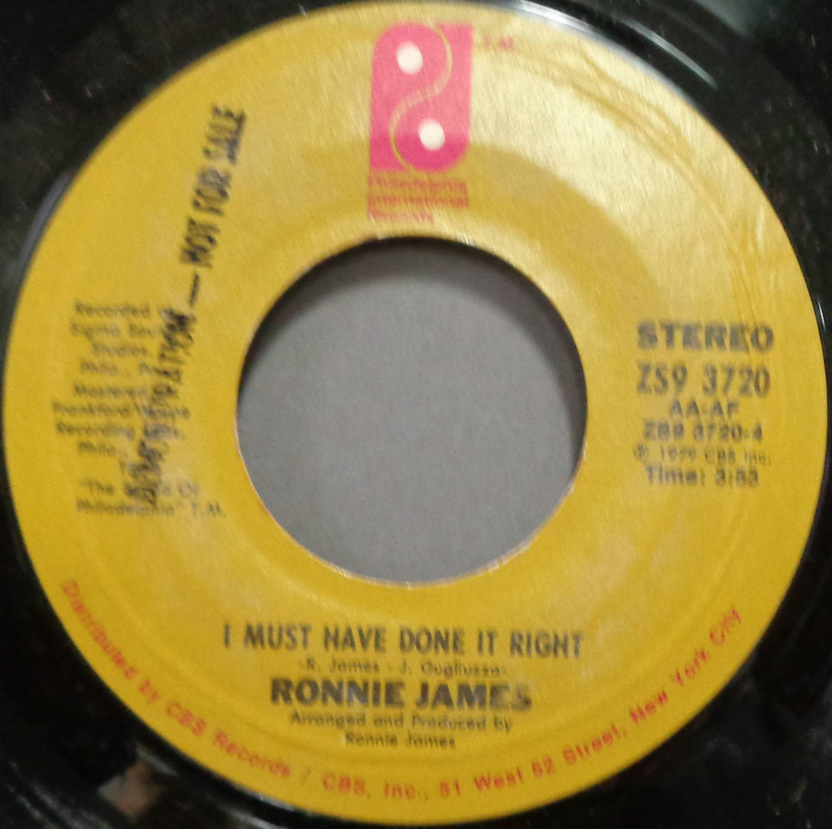 【SOUL 45】RONNIE JAMES - WONDER GIRL / I MUST HAVE DONE IT RIGHT (s240122010) _画像1