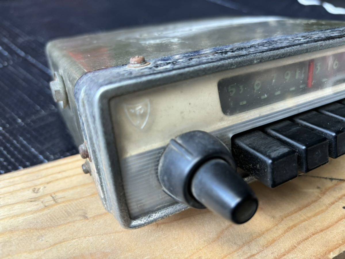 * Prince Clarion original radio Showa era old car 30 period car radio rare parts 