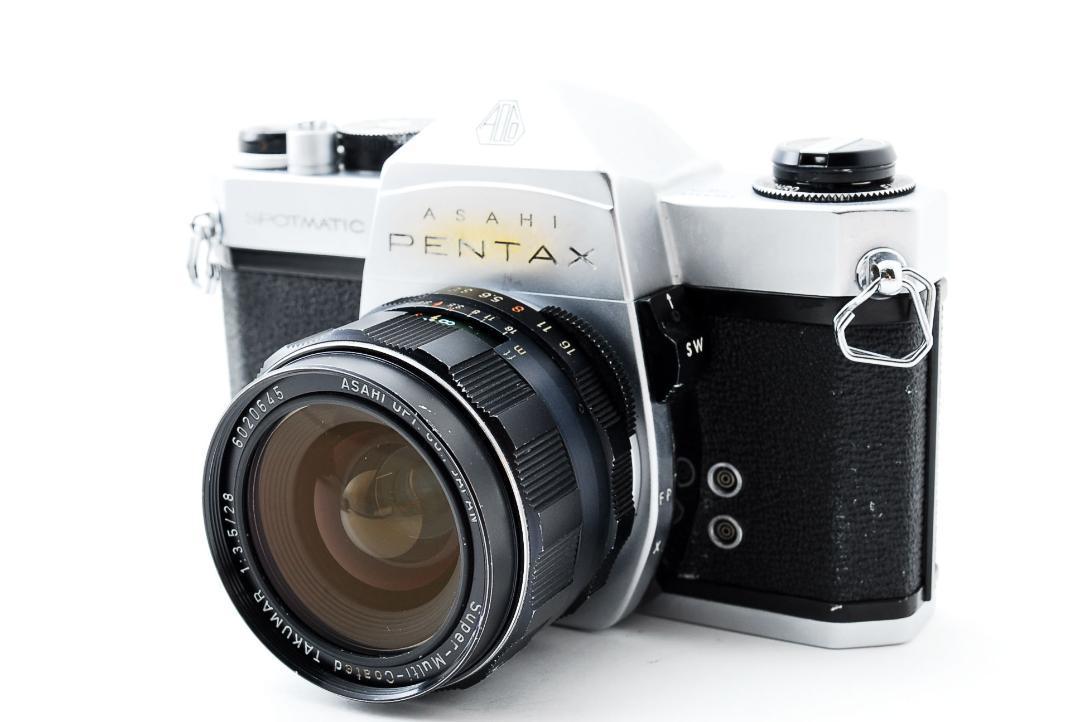 PENTAX SP フィルム一眼レフ 28mm F3.5 広角レンズ付 S042_画像2