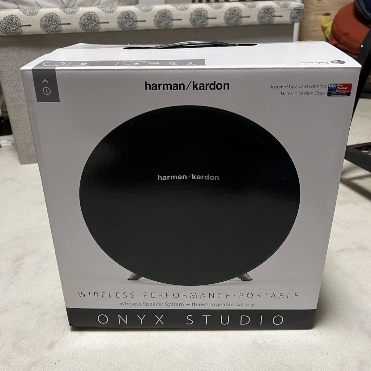 西542 【ほぼ未使用】ONYX STUDIO harman/kardon スピーカー Music AQUOS CRYSTAL X SOFTBANK 美品_画像2