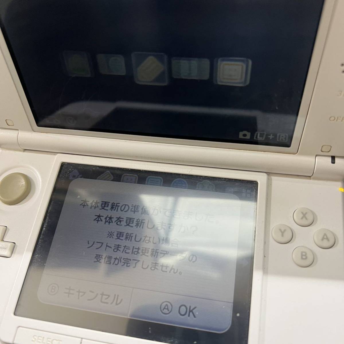 中161 3DSLL ニンテンドー3DS LL ホワイト 動作品 本体 Nintendo 3DS ニンテンドー DS 任天堂 _画像6