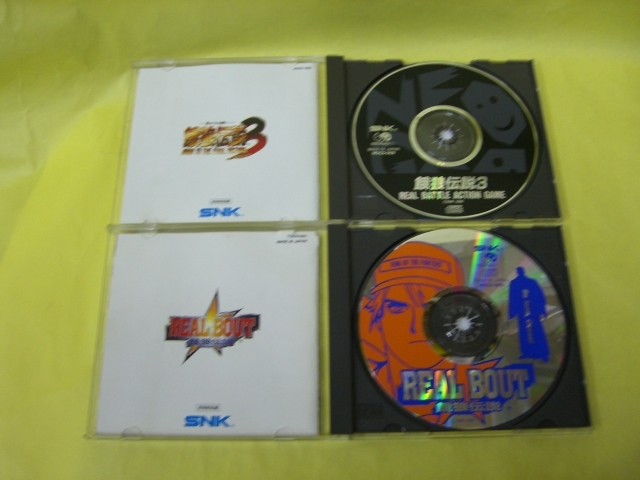 ☆中古☆　ＮＥＯＧＥＯ ＣＤ　【餓狼伝説３　＋　リアルバウト餓狼伝説】2枚組【即決】_画像2