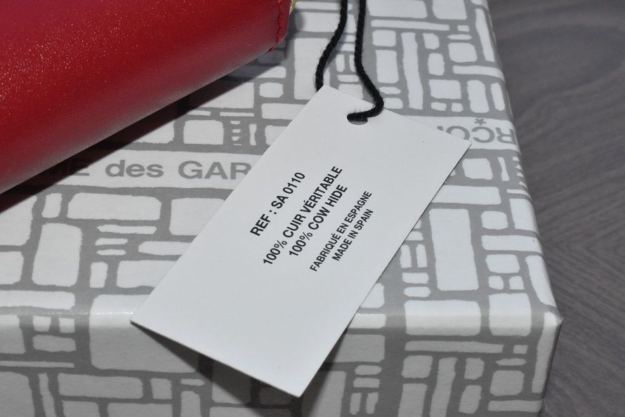 COMME des GARONS コムデギャルソン CLASSIC LEATHER LINE ZIP AROUND LONG WALLET カウハイド レザー ラウンド 長財布 未使用 SA0110_画像8