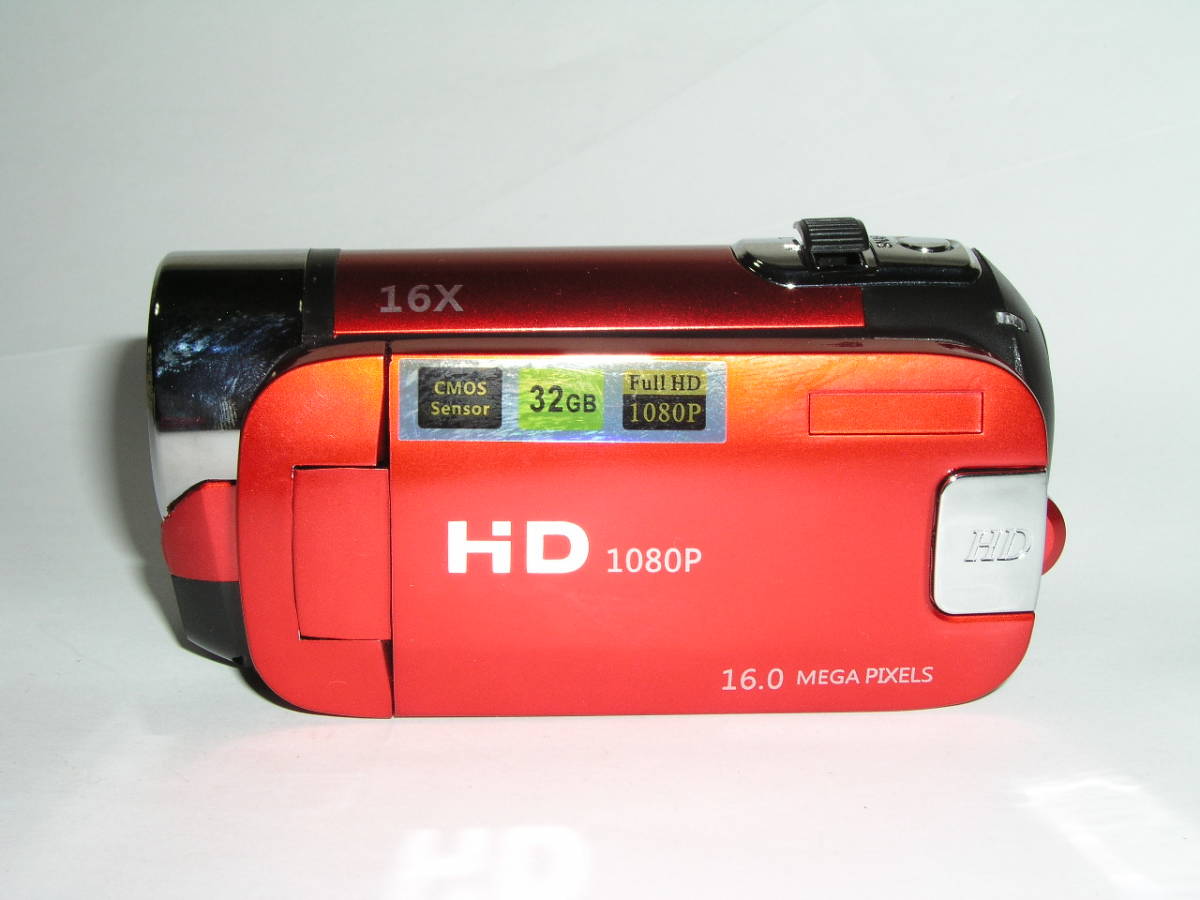 5668●● HD HIGH DEFINITION DIGITAL VIDEO CAMERA RECORDER、HD 1080P、元箱あり ●_画像5