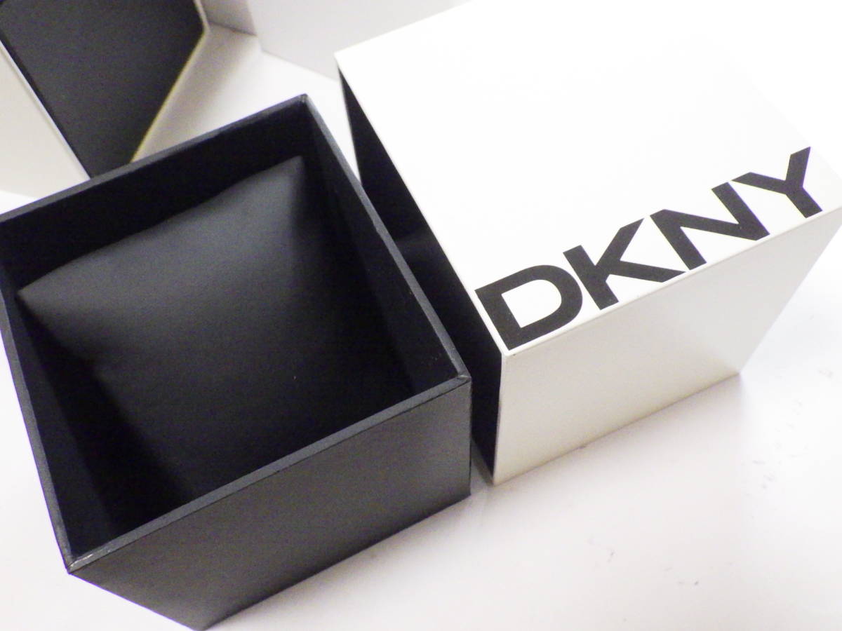  Donna Karan New York DKNY оригинальный наручные часы коробка box 3 пункт *2749