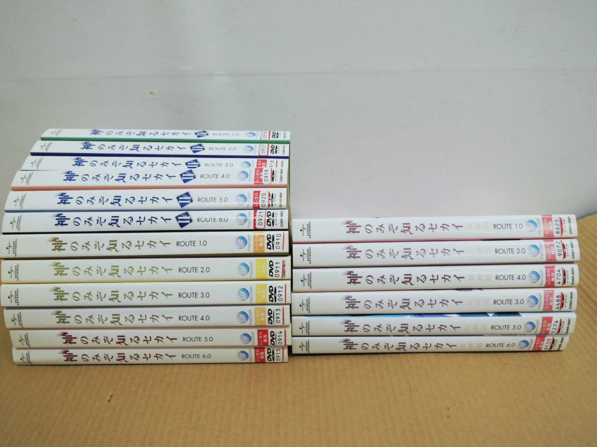 K-2852 神のみぞ知るセカイ 全6巻 + Ⅱ 全6巻 + 女神篇 全6巻 計18本セット（ケースなし) DVD レンタル版_画像3