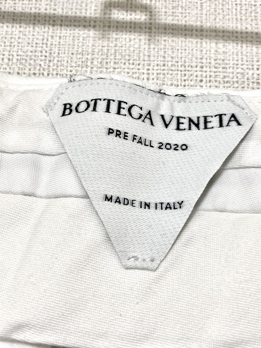 ボッテガヴェネタ　BOTTEGA VENETA カーゴパンツ　メンズ　コットン　ホワイト　48 センタープレス ボトムス　ワーク　スラックス　白_画像6