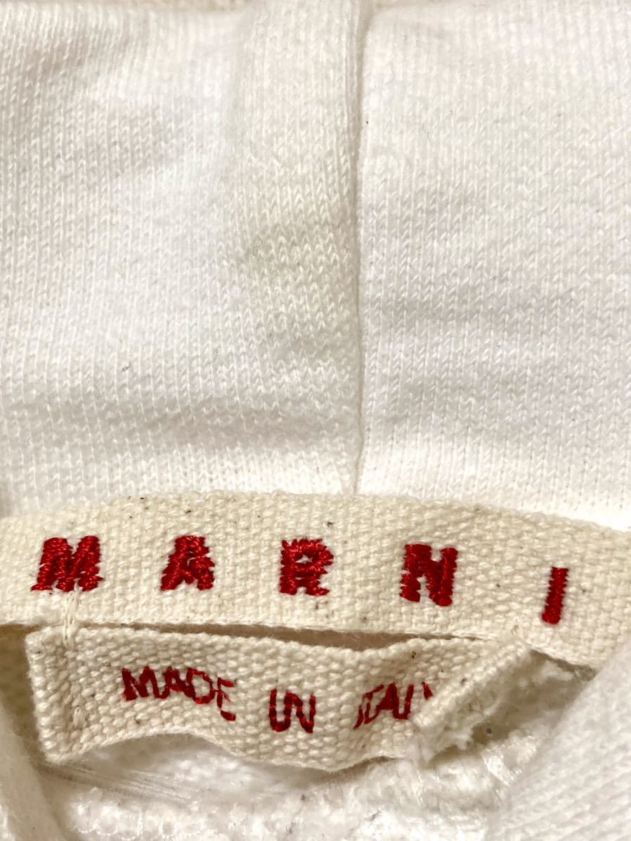 マルニ marni 23SS ビッグロゴ パーカー スウェット メンズ プル