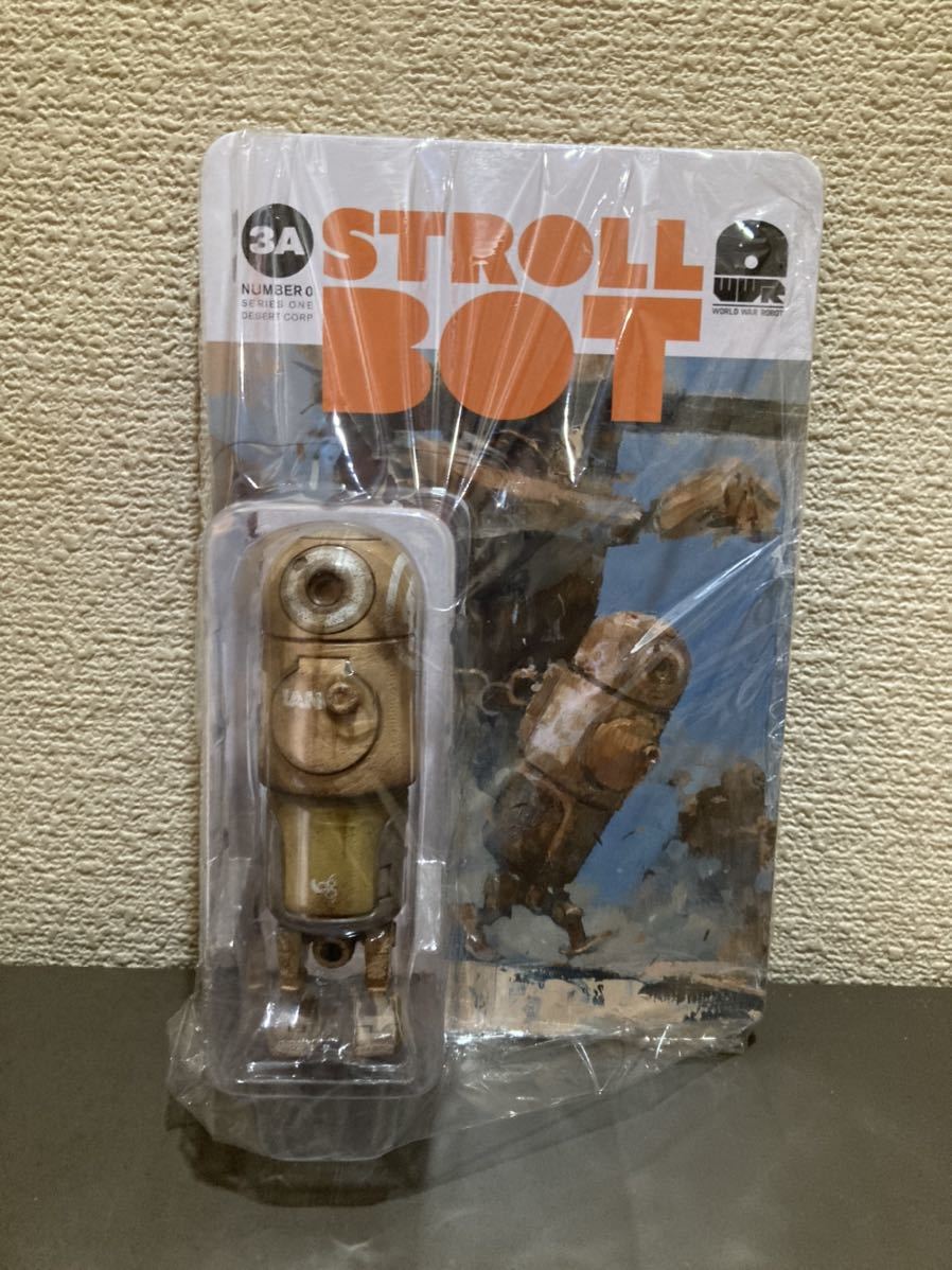 新品未開封 threeA STROLL BOT NUMBER 0 - 666TH DESERT CORP 1/6 3A wwr underverse popbot ashley wood デザイナーズトイ_画像2