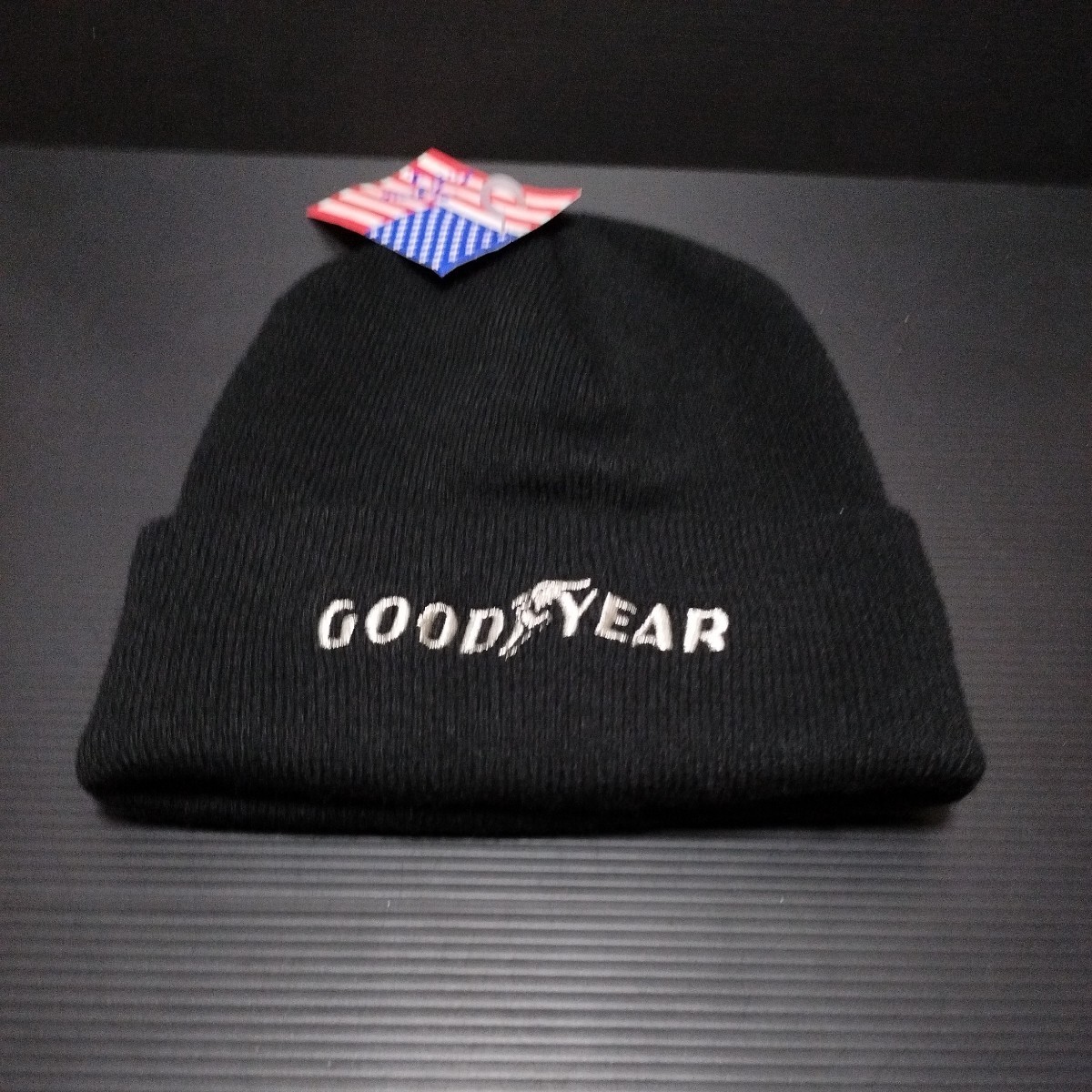 ● GOOD YEAR「グッドイヤー　ニット　キャップ」ニット帽　 帽子 　刺繍_画像3